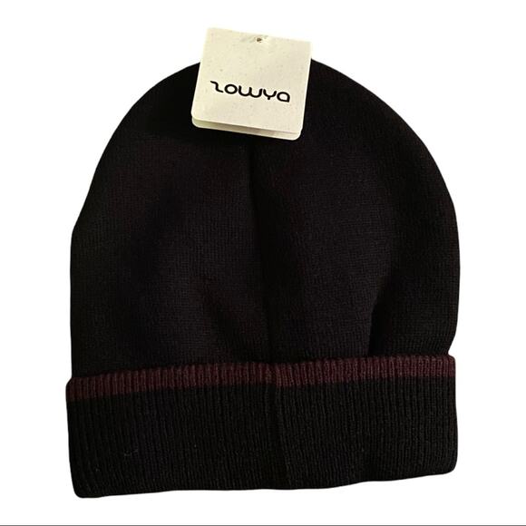 Zowya Signature Black Beanie One Size NEW - Picture 2 of 2
